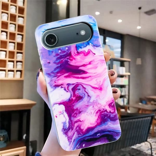 Marble design iPhone Air kotelot - Ruusu