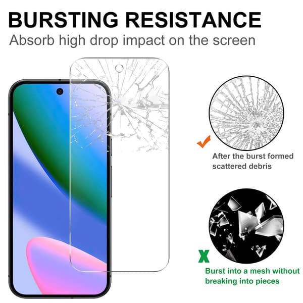 Google Pixel 10a kosketusherkkä ja temperoitu suojalasi