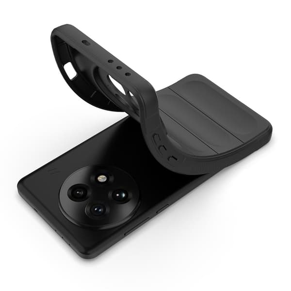 Blødt grebsformet OnePlus 13 cover - Lysegrå