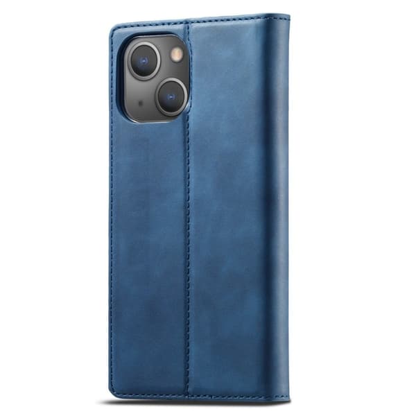 LC.IMEEKE iPhone 14 Läppäkotelo - Sininen
