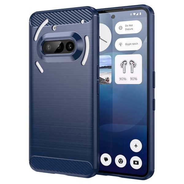 Carbon Flex Nothing Phone (3a) deksel - Blå