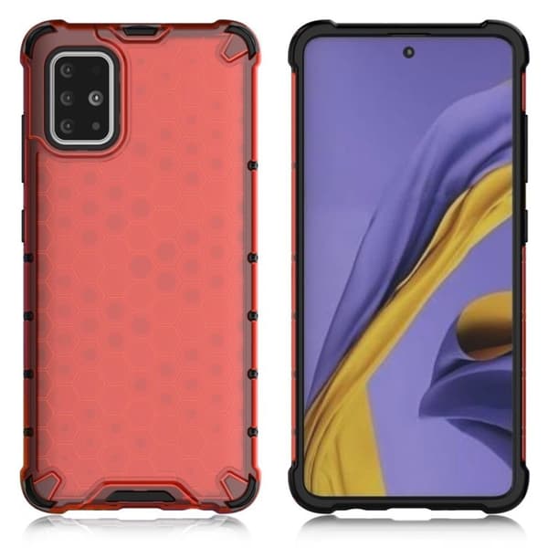 Bofink Honeycomb Samsung Galaxy A51 kotelot - Punainen