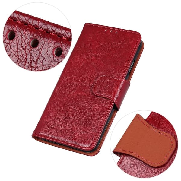 Neptune Læder OnePlus Nord CE5 Flip etui - Rød