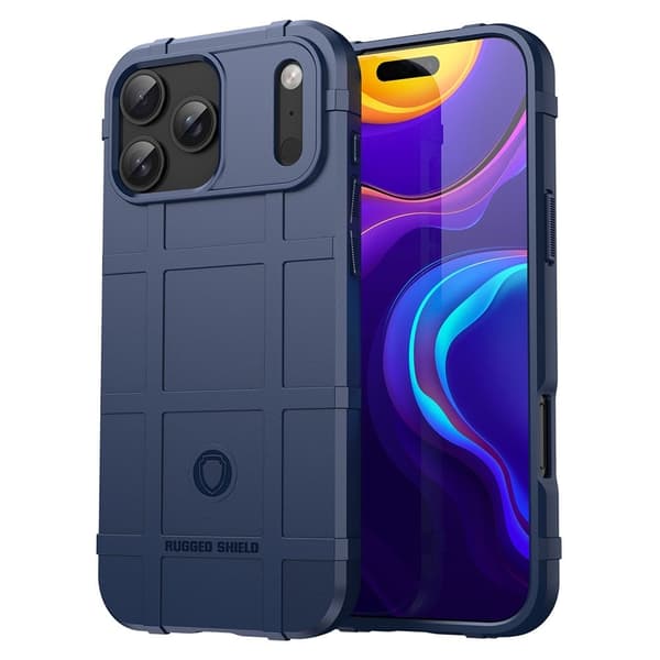 Rugged Shield iPhone 17 Pro Max deksel - Blå