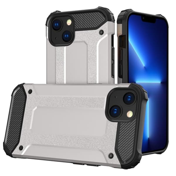 Armour Guard Etui iPhone 13 Mini - Sølv