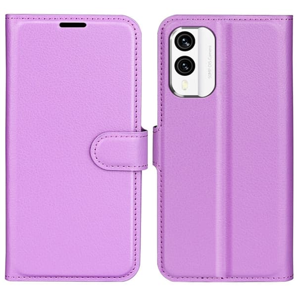 Klassisk Nokia X30 Flip Etui - Lilla