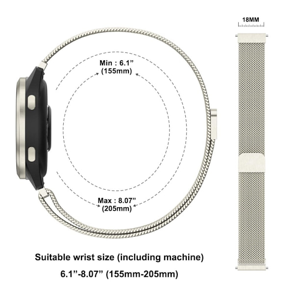 Huawei Watch GT 5 Pro 42mm / GT 5 41mm Watch Band Magnetic Milanese ...