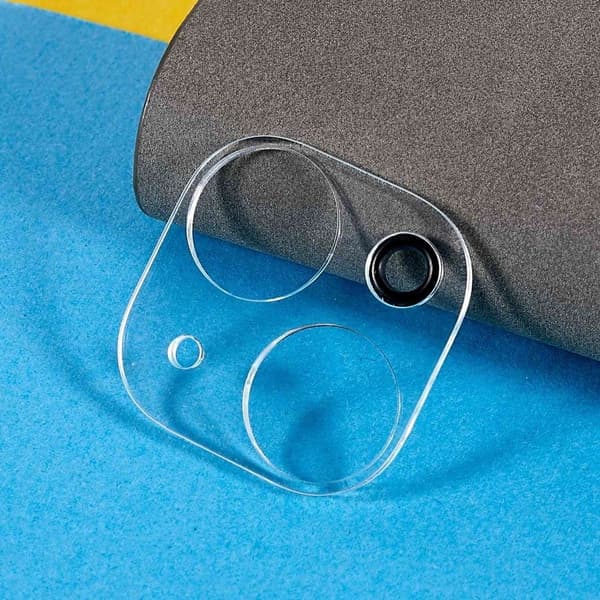 iPhone 14 arc edge kameralinsskydd av härdat glas