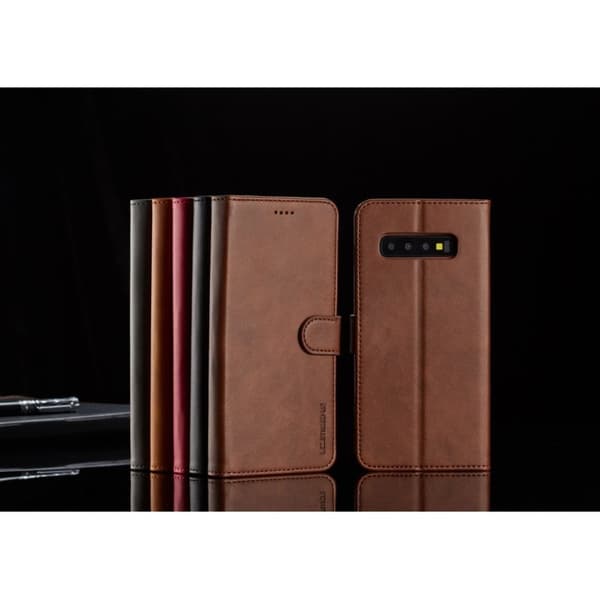 LC.IMEEKE Samsung Galaxy S10 Flip Etui - Sort