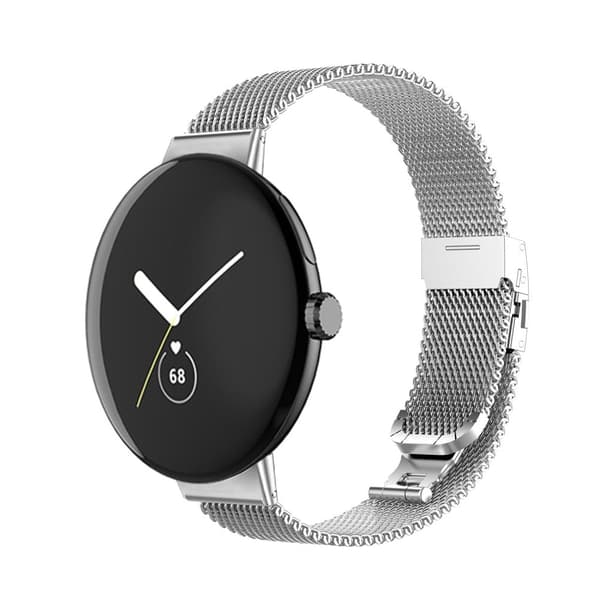 Google Pixel Watch klokkerem i rustfritt stål - Sølv