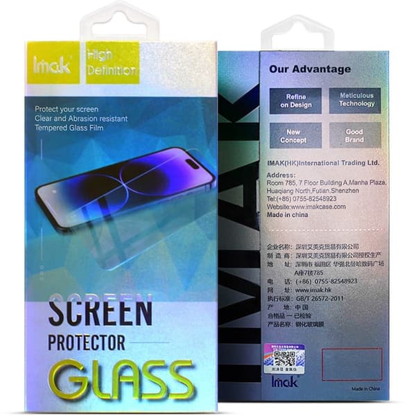 IMAK H tempered glass screen protector for Xiaomi Poco X5 Pro / Redmi Note 12 Pro Speed