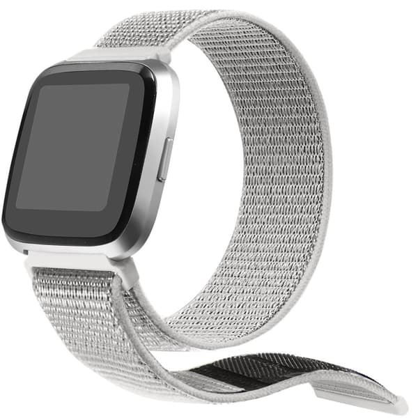 Fitbit Versa 2 / Versa Lite / Versa nylonrem - Sjøskjell Hvit