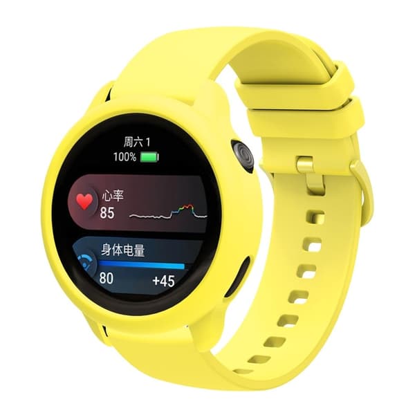 GarminActive 6 Watch Band Silicone Replacement Strap with Protective Case - Gul