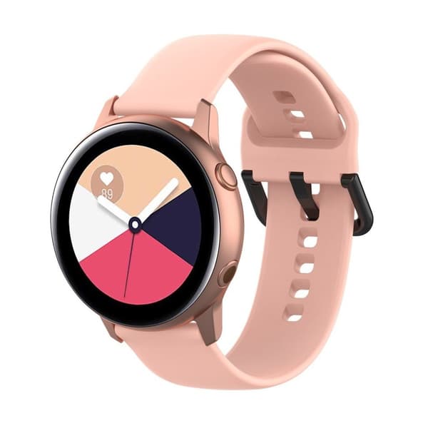 Samsung Galaxy Watch Active silikone Urrem - Lyserød