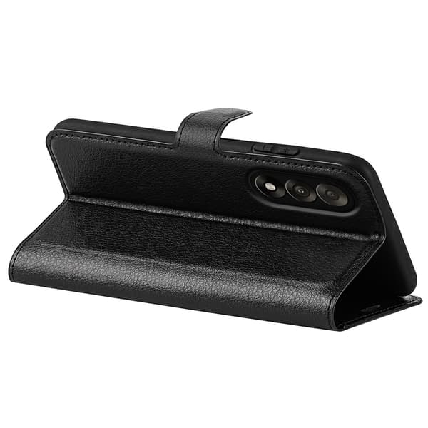 Klassisk OnePlus Nord 5 flip etui - Sort