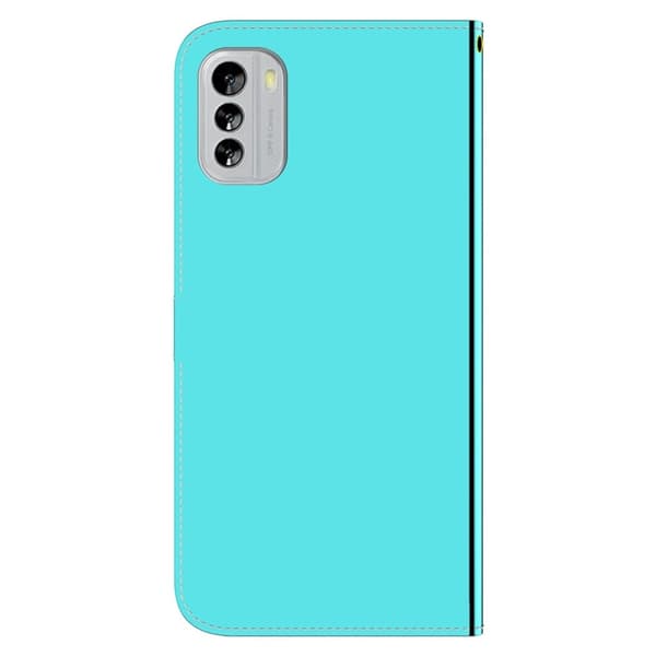 Mirror Nokia G60 Flip Etui - Cyan