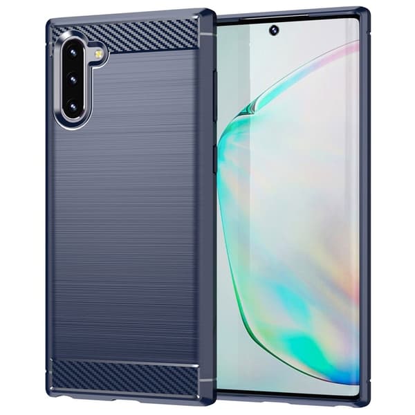 Carbon Flex Etui Samsung Galaxy Note 10 - Blå