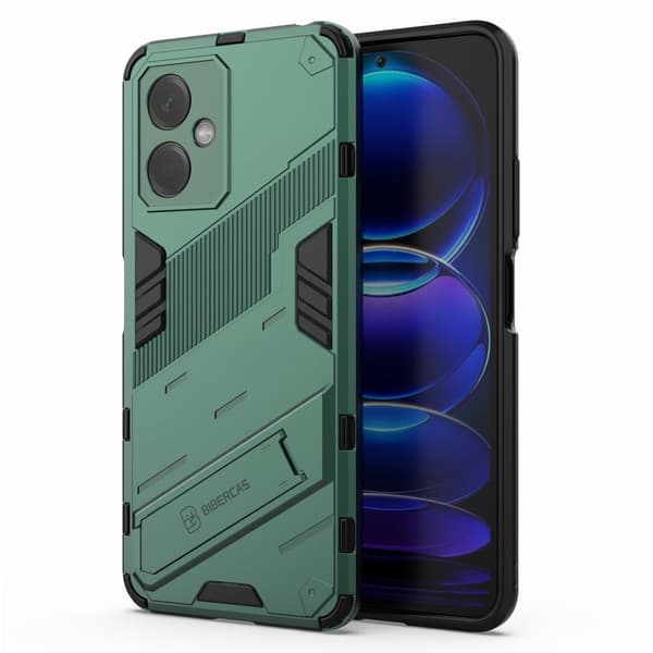 Stöttåligt Xiaomi Redmi Note 12 hybridskal - Grön