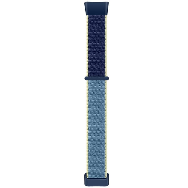 Fitbit Charge 5 / 6 Nylon Strap Quick Release Sport Watch Band - Isblå