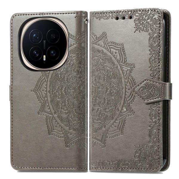 Mandala Honor Magic8 etui i lær - Grå