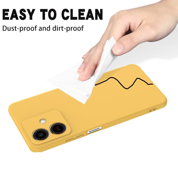 Matte Liquid Honor Play10 4G silikone cover - Gul