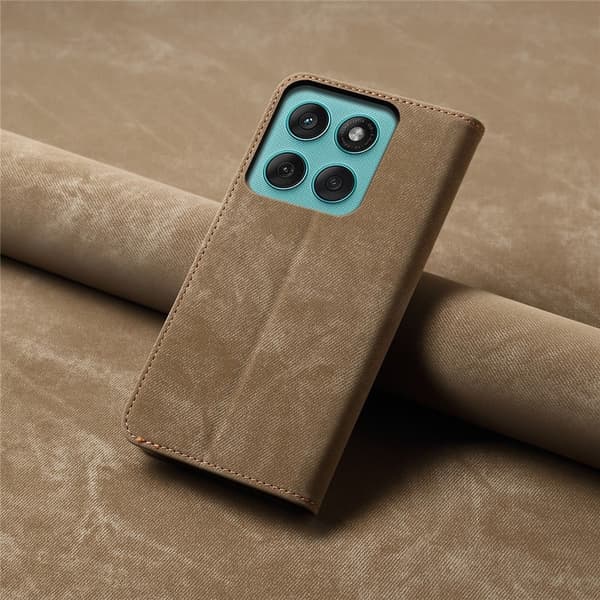 Jeans Motorola Edge 60 Pro flip case - Khaki