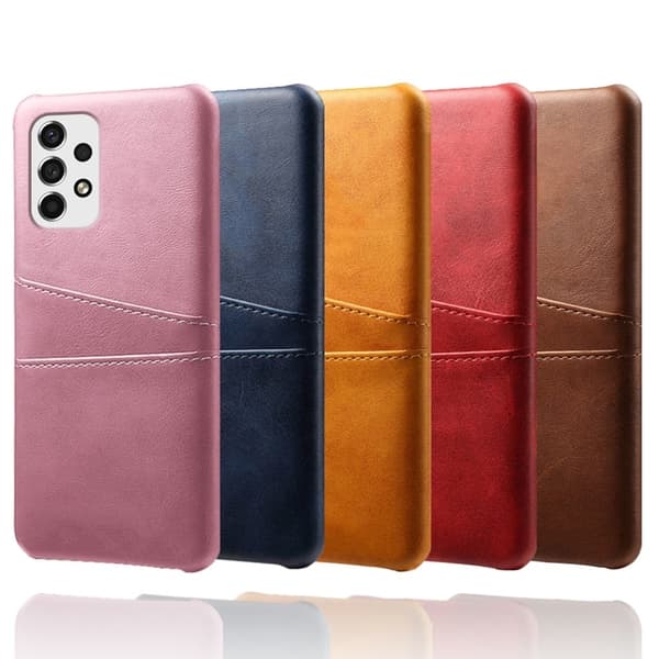 Dual Card Etui Samsung Galaxy A53 5G - Brun