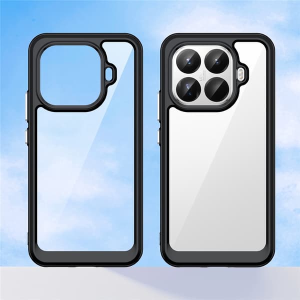 Xiaomi 15T Pro älykäs akryylikansi - Musta