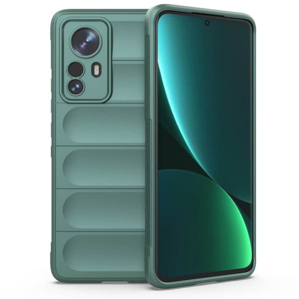 Mjukt greppformat Xiaomi 12S Pro / Xiaomi 12 Pro skal - Grön