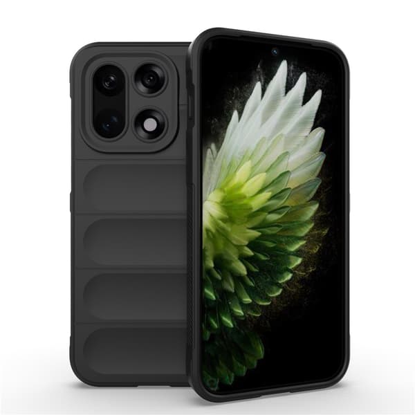 Blødt grebsformet OnePlus 15 cover - Sort
