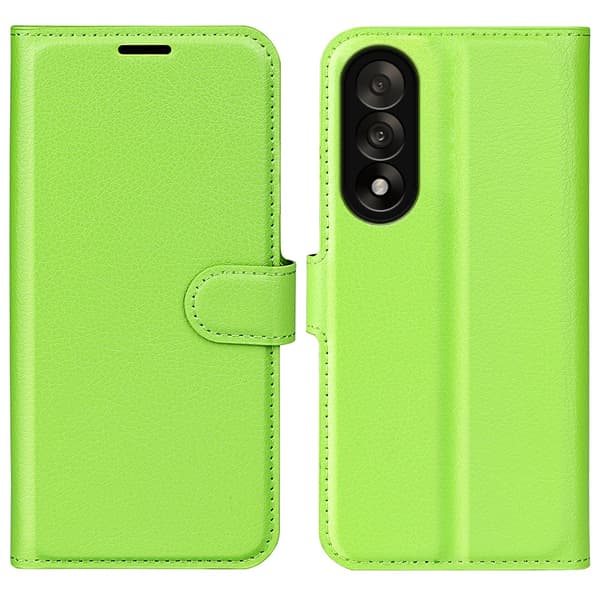 Klassisk OnePlus Nord 5 flip etui - Grøn