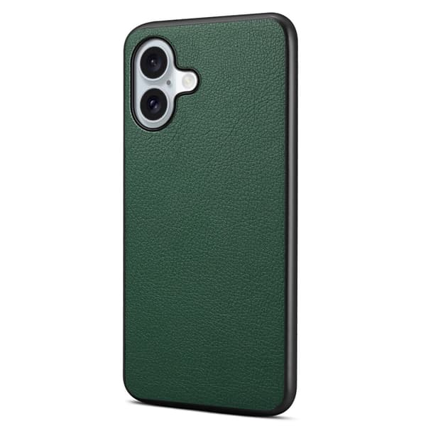 Mat og elegant tekstureret iPhone 17 cover - Grøn