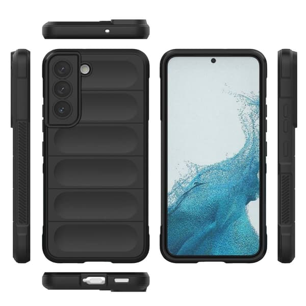 Blødt grebsformet cover til Samsung Galaxy S22 Plus - Hvid