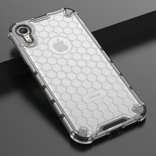 Bofink Honeycomb iPhone Xr kuoret - Harmaa