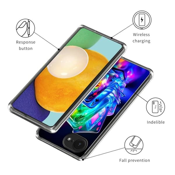 Vibe iPhone 16e deksel - Fargerike Spillkort