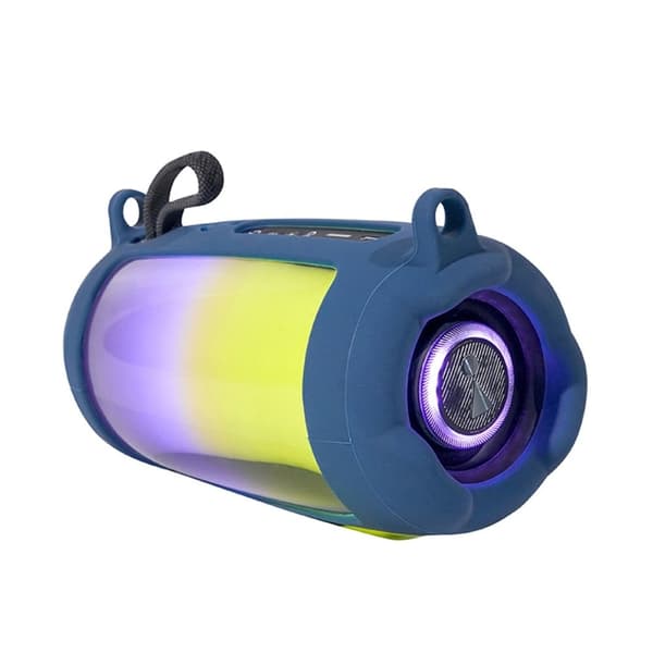 JBL Pulse 5 silikonskydd med rem och karbinhake - Marinblå