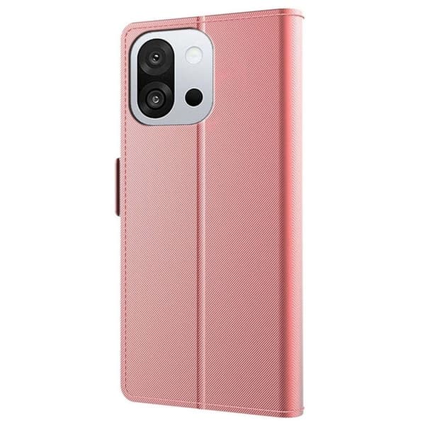 OnePlus 13T etui med makeup-spejl i smart design - Rødguld