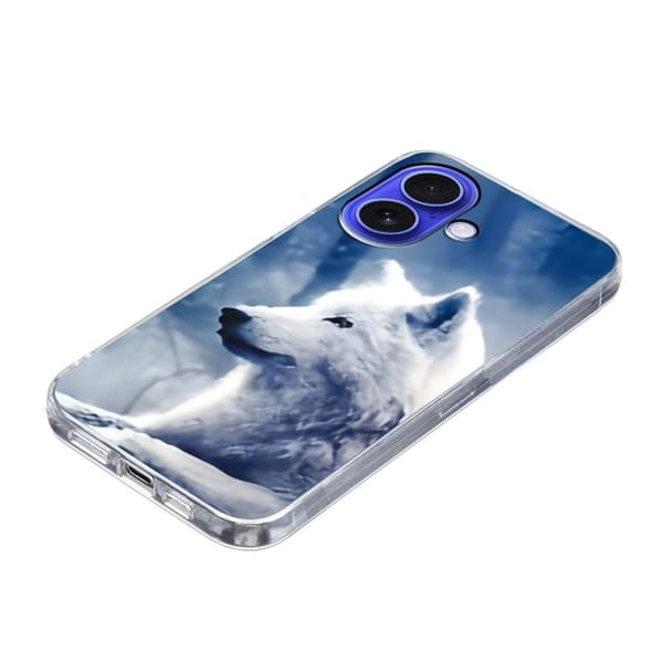 Vibe iPhone 16 Plus deksel - Hvit Ulv