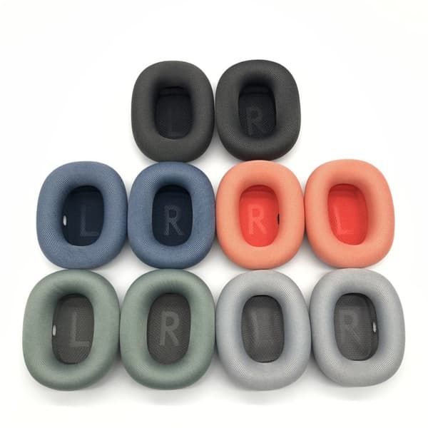 1 par Apple AirPods Max erstatningsøreputer Pustende mesh-stoff Memory Foam-puter - Rosa