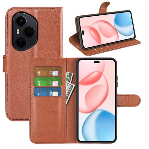 Classic Honor 400 Pro flip etui - Brun