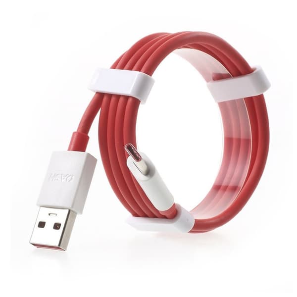 C-tyypin USB latauskaapeli - Punainen / Valkoinen