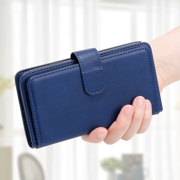 Google Pixel 7a etui med pung & 10 kortpladser - Blå