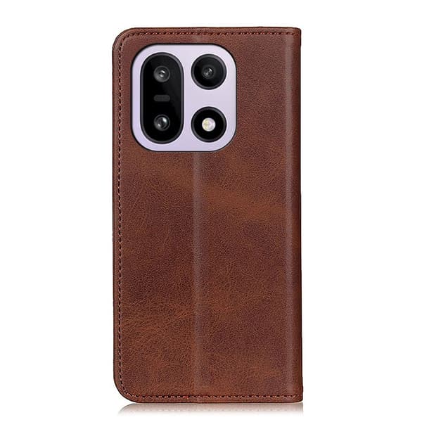 OnePlus 15 læderetui med pung - Kaffe