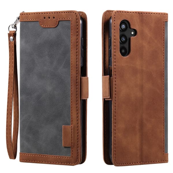 Surburbian Samsung Galaxy S26 Plus læder flip etui - Grå