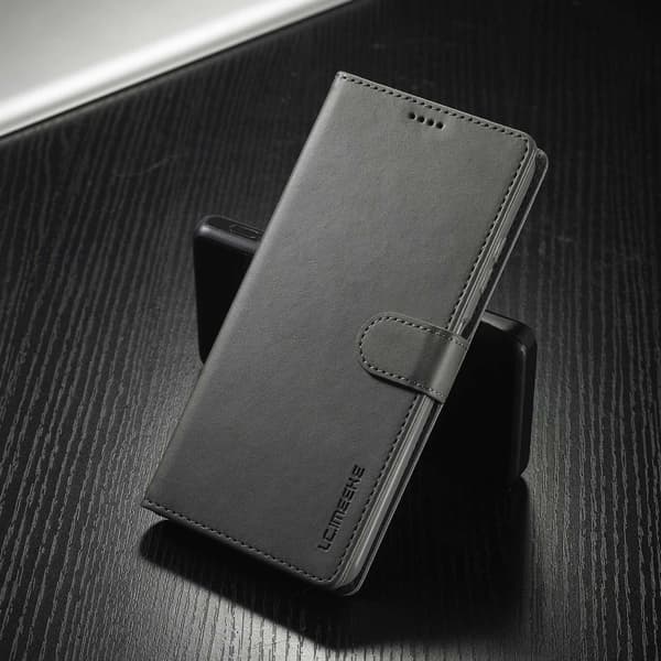 LC.IMEEKE Samsung Galaxy A03 flip etui - Grå