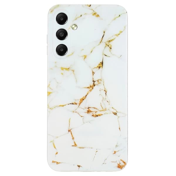 Marmordesign Samsung Galaxy A05s deksel - Hvit