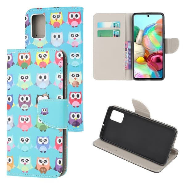 Wonderland Samsung Galaxy A71 etui – Søde Ugler