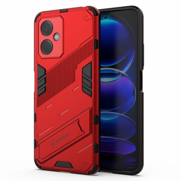 Stöttåligt Xiaomi Redmi Note 12 hybridskal - Röd
