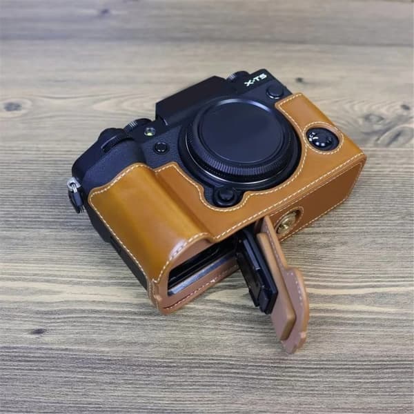 Fujifilm X-T5 läderöverdrag - Brun