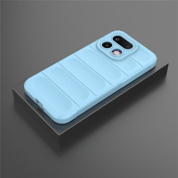 Mjukt greppformat Realme 16 Pro skal - Baby Blå